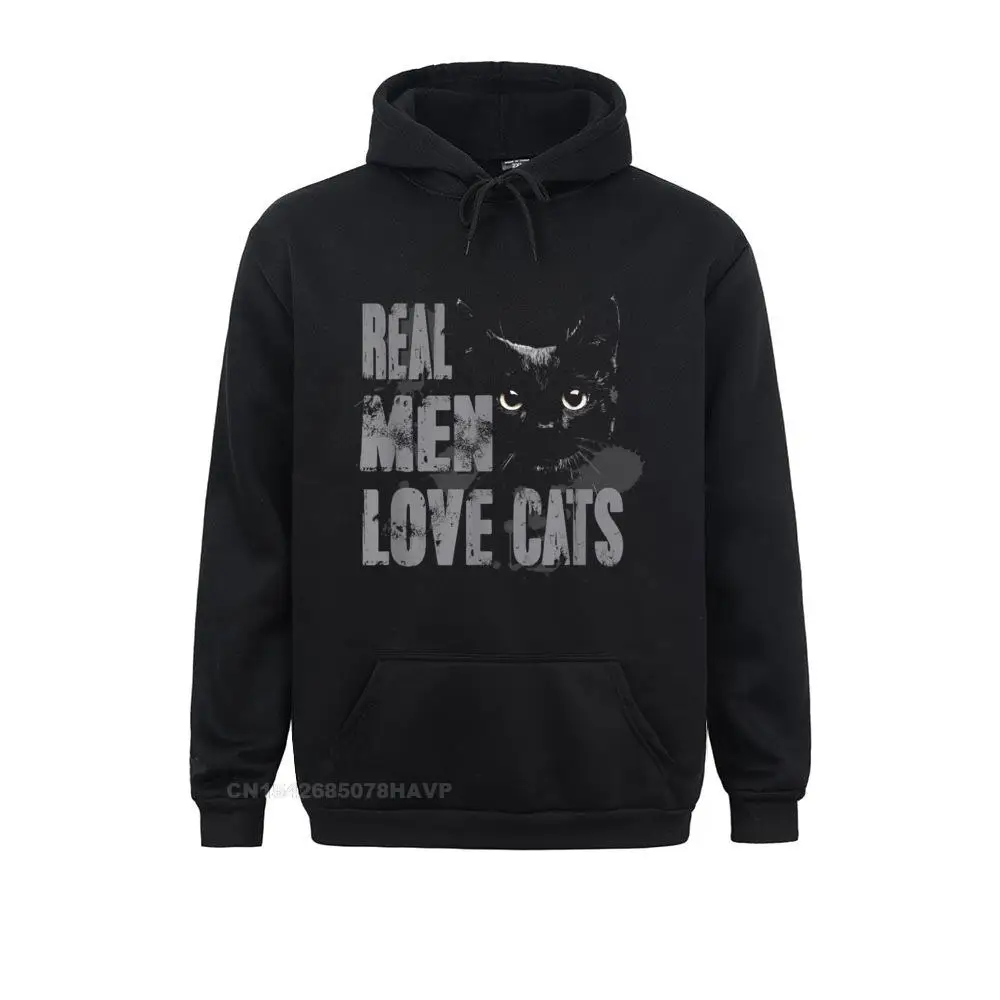 Real Men Love Cats Hoodie Awesome Cats Lover Tee Sweatshirts Long Sleeve 2021 New Male Father Day Hoodies Europe Sportswears