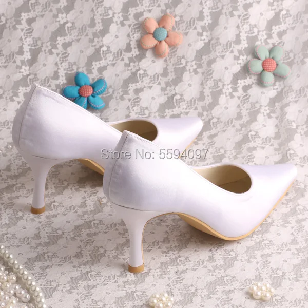 Custom Handmade 8CM Navy Prom Heels for Women Pointed Toe Size 9 Ladies Pumps Fashion Shoes