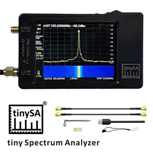 スペクトラム アナライザー TinySA ULTRA 4 インチ ディスプレイ 100kHz ～ 5.3GHz 見よう 32GB カード バ