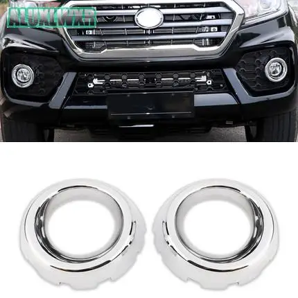 

For Great Wall Wingle 7 2018 2019 2020 2021 2022 2023 Front Face Head Fog Lamp Light Molding Cover Kit Trim car Accessories