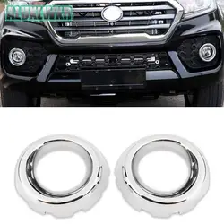 For Great Wall Wingle 7 2018 2019 2020 2021 2022 2023 Front Face Head Fog Lamp Light Molding Cover Kit Trim car Accessories