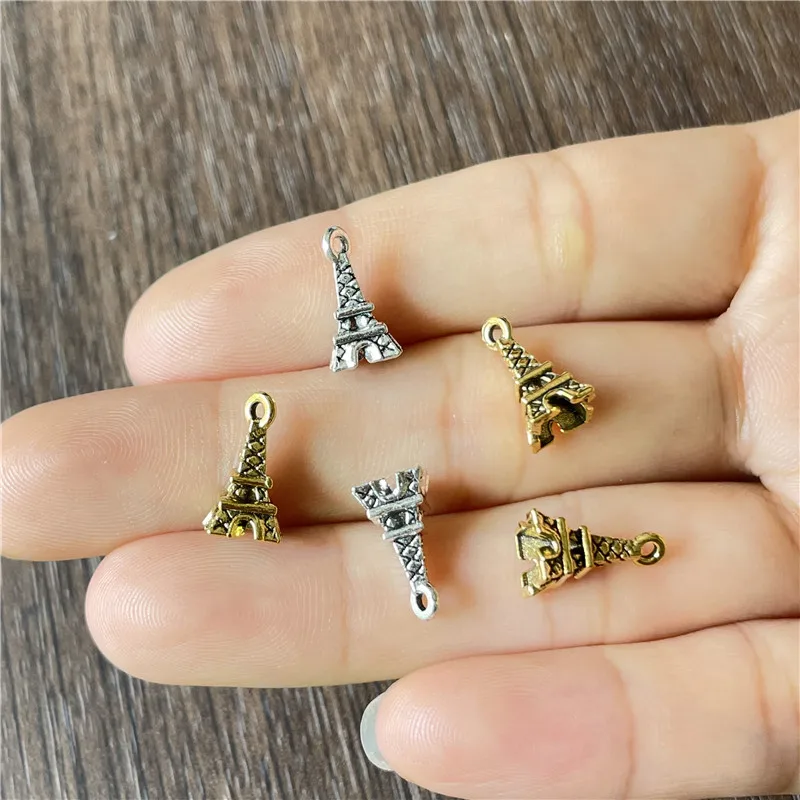 JunKang Alloy Mini Wholesale Small Pendant DIY Beaded Amulet Bracelet Necklace Jewelry Connector Making Supplies Accessories