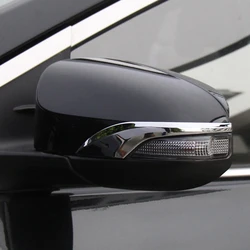 ABS Chrome For Toyota Venza Auris 2013 2014 2015 2016 2017 Accessories Car Rearview mirror decoration strip cover trim styling