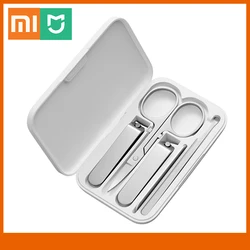 Tagliaunghie per Manicure originale Xiaomi mijia 5 pz/set Kit per l'igiene da viaggio portatile per Pedicure Set di strumenti per tagliaunghie in acciaio inossidabile