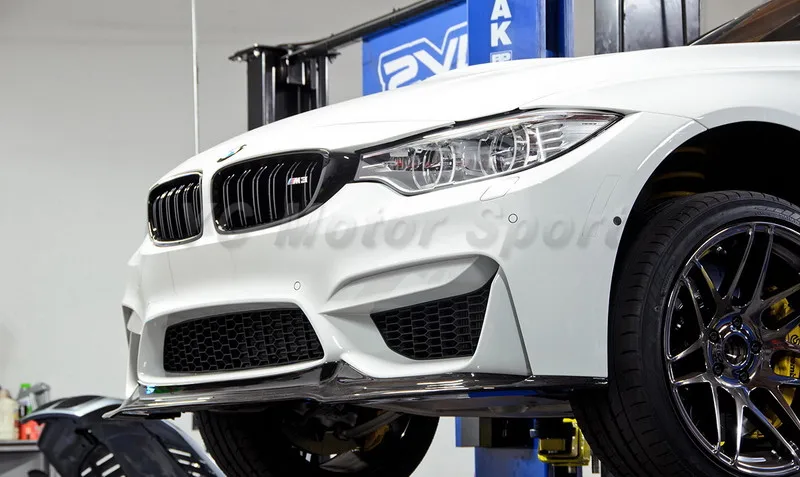 

Car Accessories Carbon Fiber Front Bumper Lip Fit For 2014-2015 F80 M3 F82 F83 M4 VRS Style Front Lip Splitter