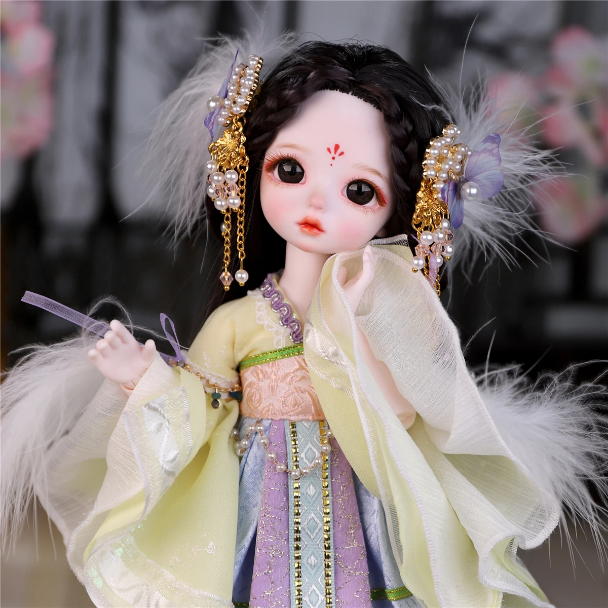 

DBS DREAM FAIRY Chinese style Doll 1/6 BJD Name Kite mechanical joint Body With makeup hair eyes clothes shoes girls 30cm SD