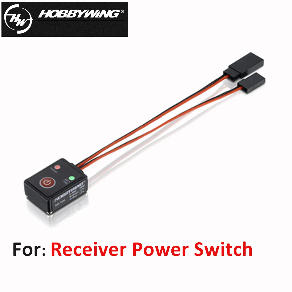 Hobbywing Switch With Button For Hobbywing Ezrun Xerun Quicrun Max5 Max6 Max8 XR8 Max10 SCT RC Speed Controller For RC Car Boat