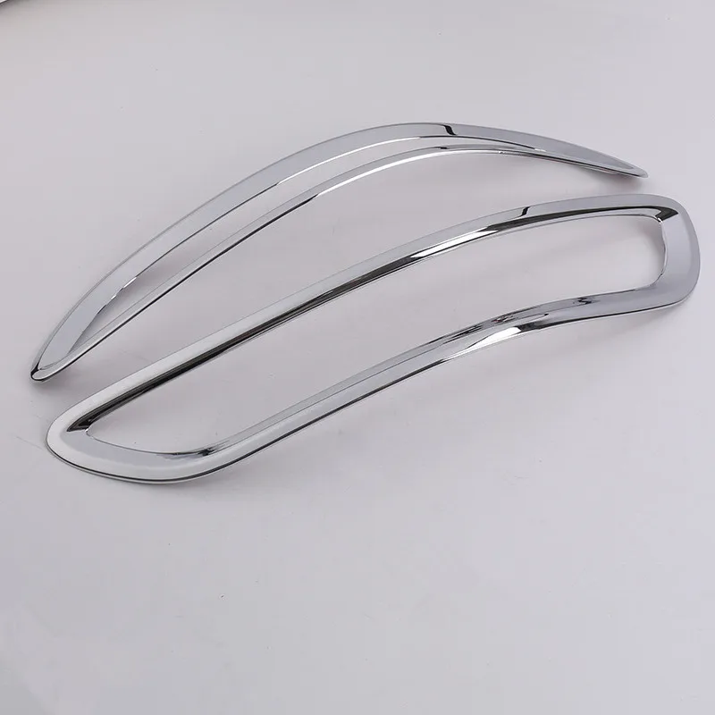 For KIA Sportage 4 QL KX5 2016 2017 2018 Car Rear Tail Fog Light Lamp Cover Trim Styling Sticker Accessories 2Pcs Chrome ABS