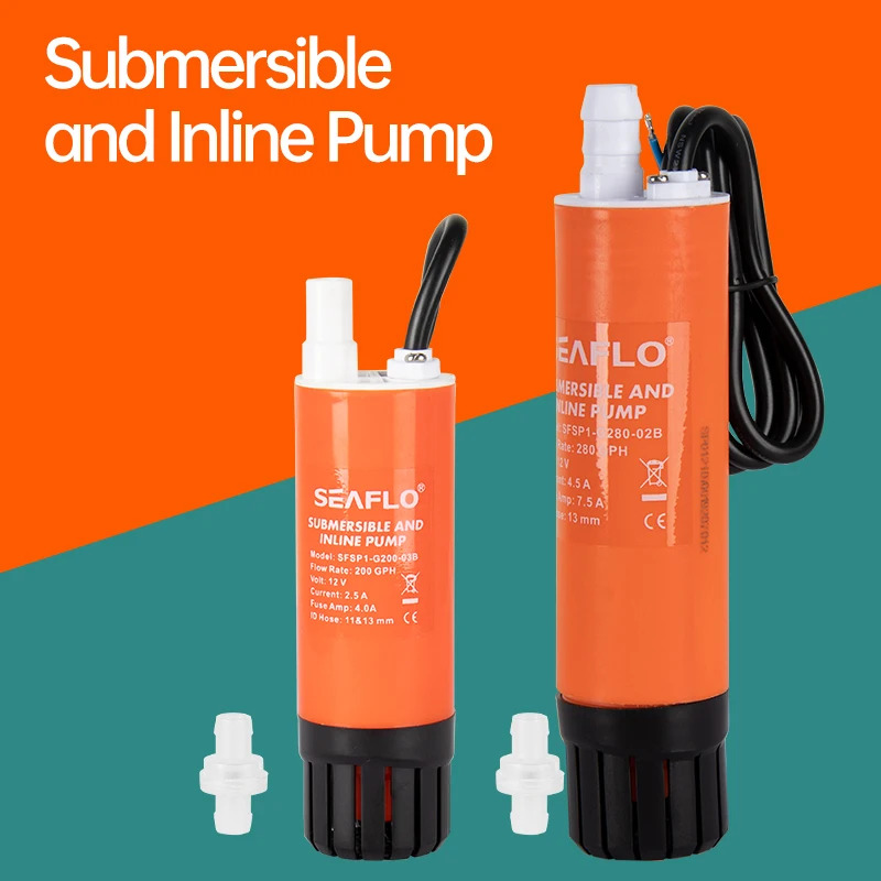 Linear Pump 12v DC Submersible Pump Oil RV Yacht Add water Booster pump Food grade material