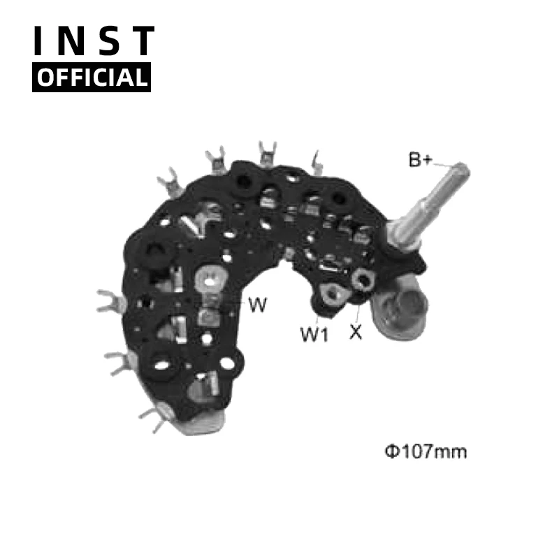 

ALTERNATOR GENERATORS RECTIFIER BRIDGE FOR IPR847 2545938 545937 MFRX03952 RP-18 2541905 436661 A11VI26 940038316