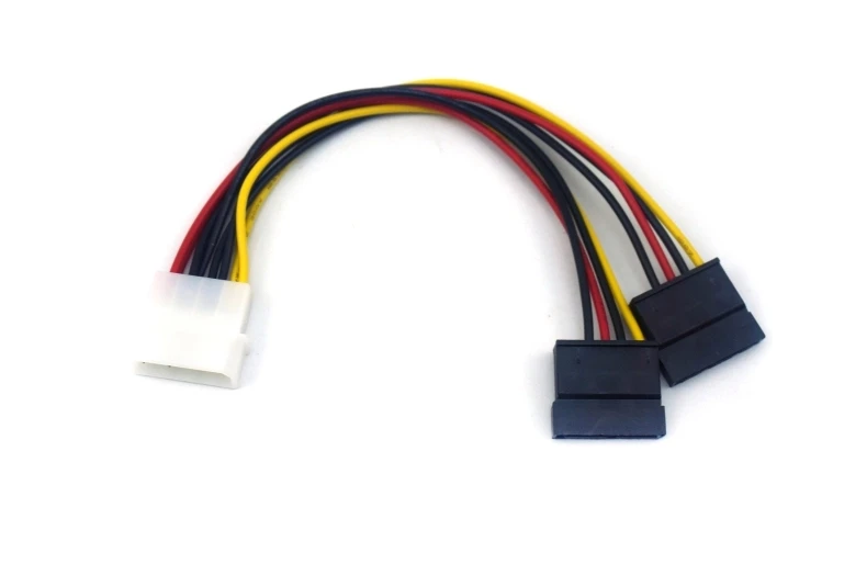 

SATA power cable is divided into two serial power cable IDE large four-core D-4P to SATA serial cable