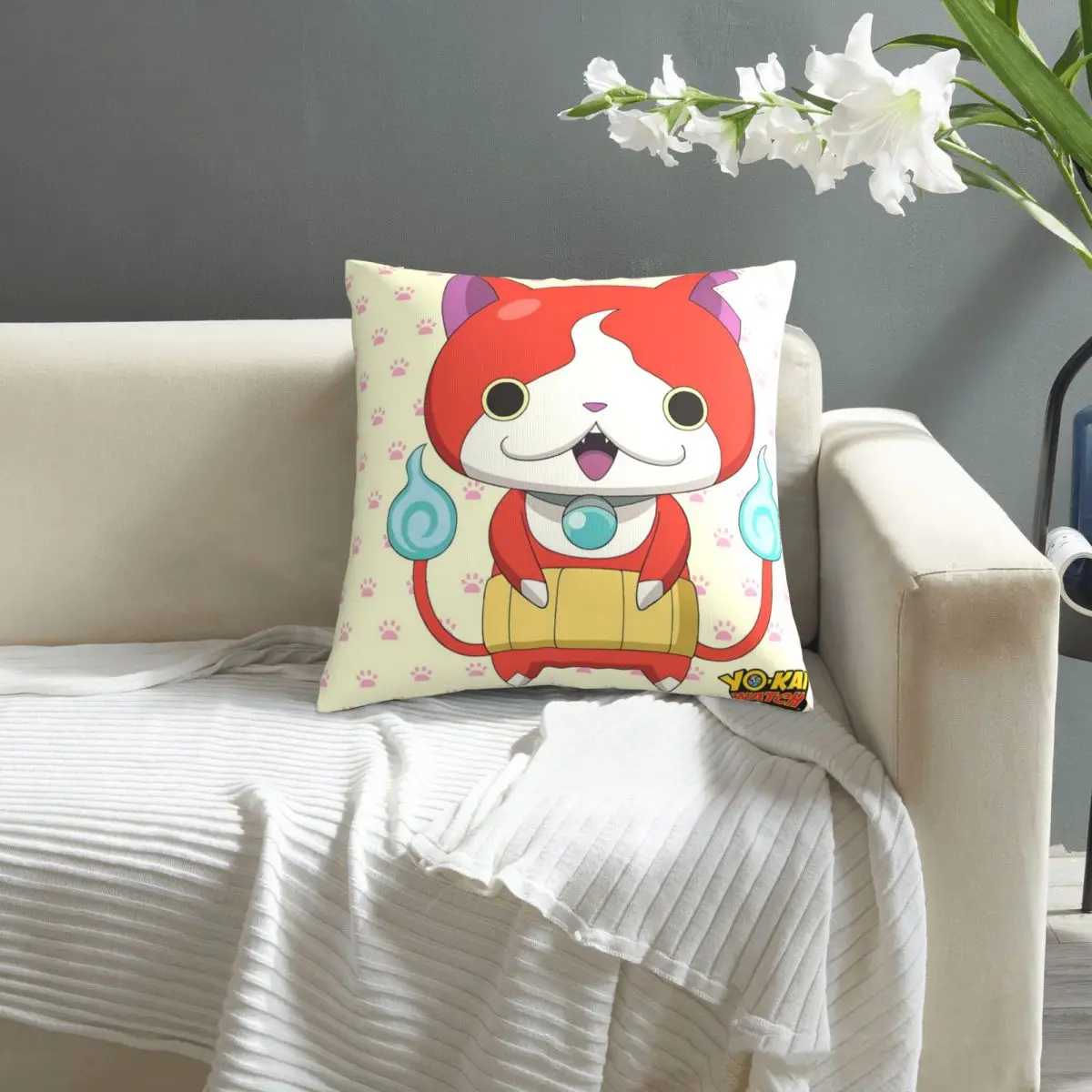 

Yo Kai Watch pillowcase printed cushion cover sofa waist pillow pillow cover