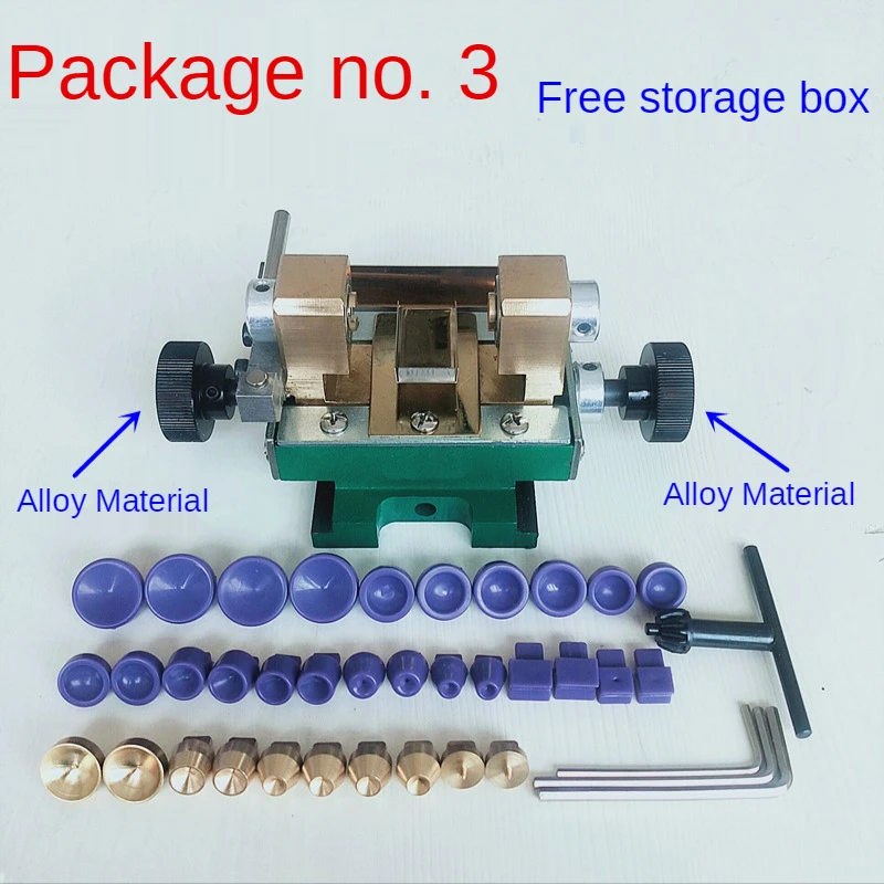 Buddha Bead Punching Machine Copper Chuck Plastic Chuck Pearl Drilling Machine Fixture Round Bead Tool Box Accessories