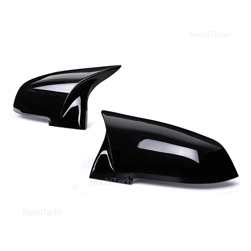 2 Pieces Rearview Mirror Cover Cap Carbon Black for BMW Series 1 2 3 4 X M 220i 328i 420i F20 F21 F22 F23 F30 F32 F33 F36 X1