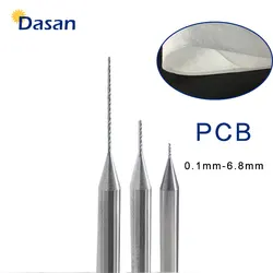 10pcs Carbide PCB Drill Bit 0.1mm 0.2mm 0.3mm 0.4mm 0.5mm 0.6mm 0.7mm 0.8mm 0.9mm 1.0mm Tungsten Steel for Meltblown