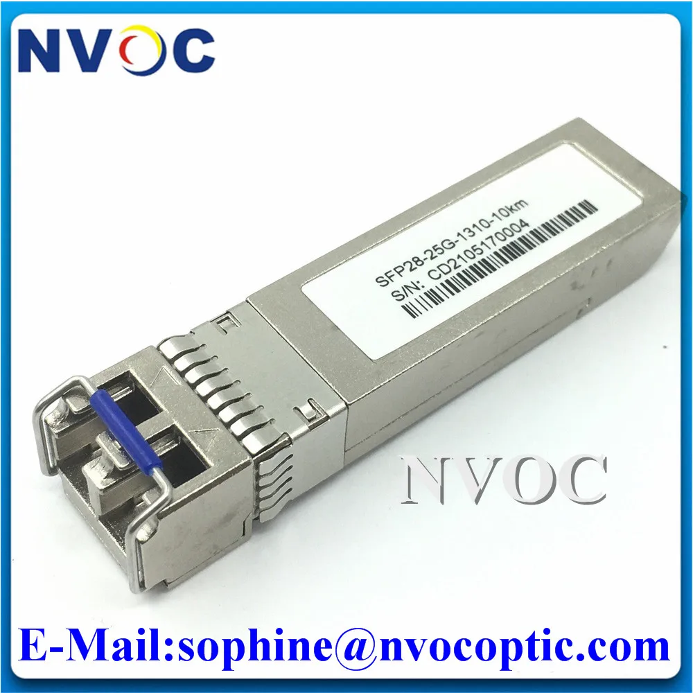 

25Gbps SFP28 LR Transceiver Compatible 25G 1310nm 10km DOM Fiber Optical Module, Optic