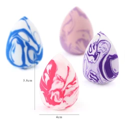 1Pcs Makeup Sponge Marbling Water-drop Shape Foundation Concealer Sponge Mix Powder Cosmetic Puff Make Up Blender