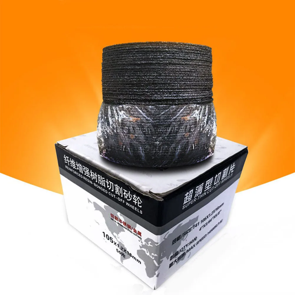 10pcs 105mm 앵글 그라인더 수지 그라인딩 휠 디스크 더블 메쉬 얇은 금속 스테인레스 스틸 커팅 디스크