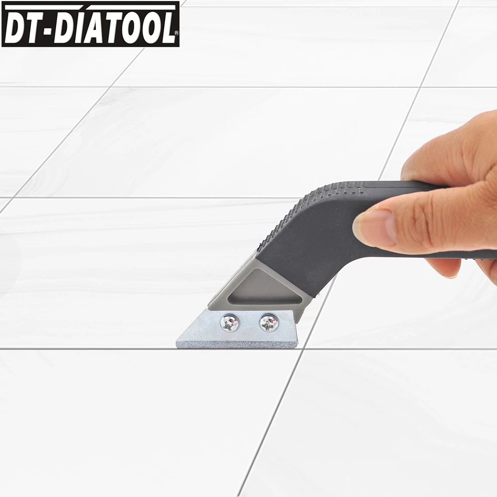 DT-DIATOOL 1pc  Tool Tile Cleaning Remover Tool 1pc Portable Tungsten Carbide Edge Blade Grout Saw Masonry Tiling Tile images - 6