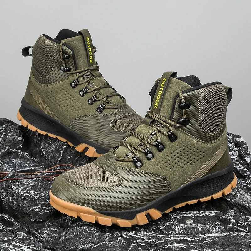 

Boots men Hiking Shoes Men Winter Mountain Climbing Trekking Boots Top Quality Outdoor Fashion Casual Snow Boots Winter boots