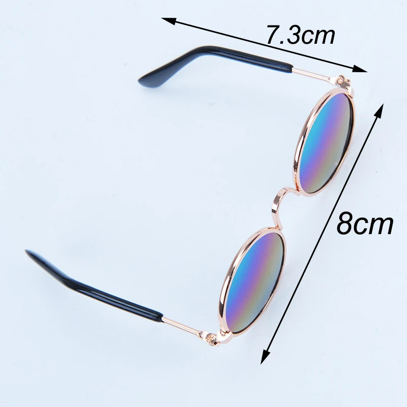 Super Cool Pet Sunglasses for Small Dogs Cats Round Puppy Dog Eye-wear Glasses masoctas Products for Littel Animals Accessories