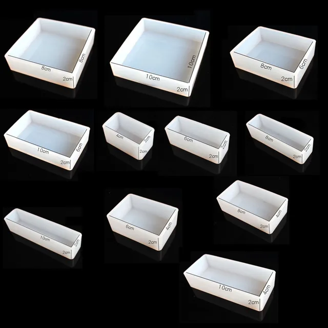 1PC kostka prostopadłościenny wisiorek naszyjnik DIY forma do biżuterii wisiorki kryształowa skala biżuteria formy żywiczne do narzędzia do tworzenia biżuterii