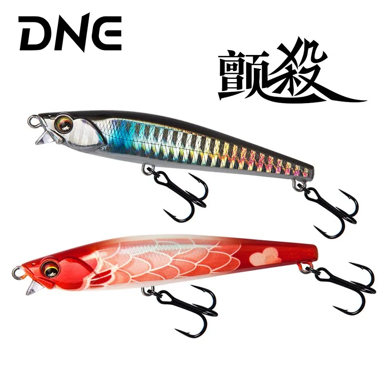 DNE Chansha 70/90mm Long Shot Sinking Minnow Fishing Lure 10g/15g/18g Full Swimming Layer Artificial Wobbler Bass Fake Bait