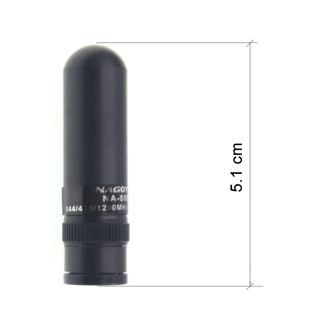 100% Original Nagoya NA-805 BNC Mini Handheld Antenna 144/430/1200MHz for IC-V8 IC-V82 IC-V85 tk308  Two Way Radio