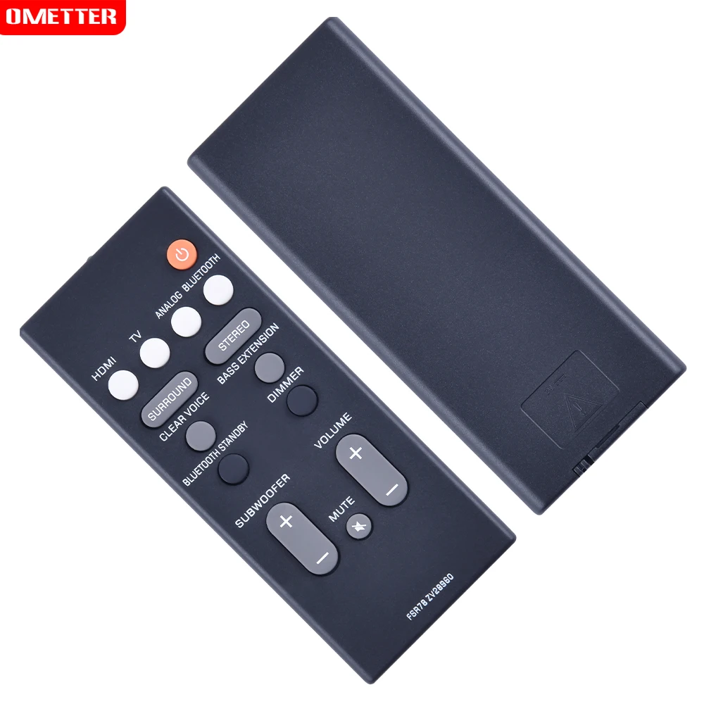 야마하 YAS 106 207 107 ATS 1060 1070 사운드바 시스템, 오디오 스피커 스마트 컨트롤러, 원격 제어 교체, FSR78 ZV28960