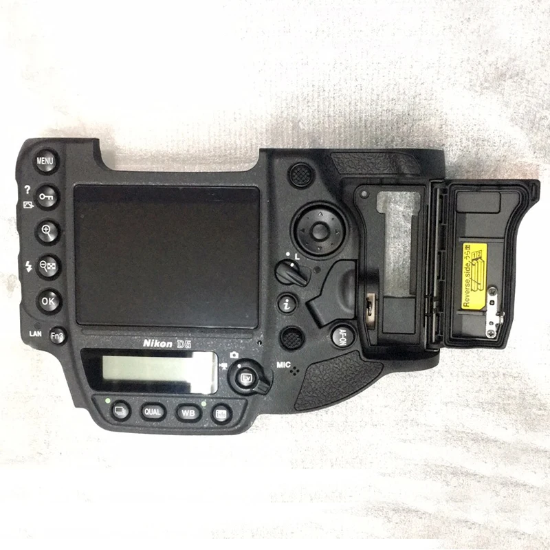 New complete back cover assy with LCD screen and buttons repair parts for Nikon D5 SLR (QXD edition)
