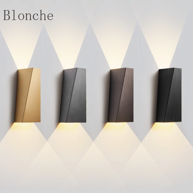 

Creative Geometric LED Wall Lamp Modern Bedside Wall Light Minimalist Staircase Background Balcony Corridor Wall Sconces