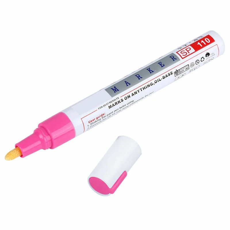 thumbnail image 1 of Waterproof Permanent Paint Marker 12 Colors For Car Tyre Tire Tread CD Metal Acrylic Sewing, 1 of 4