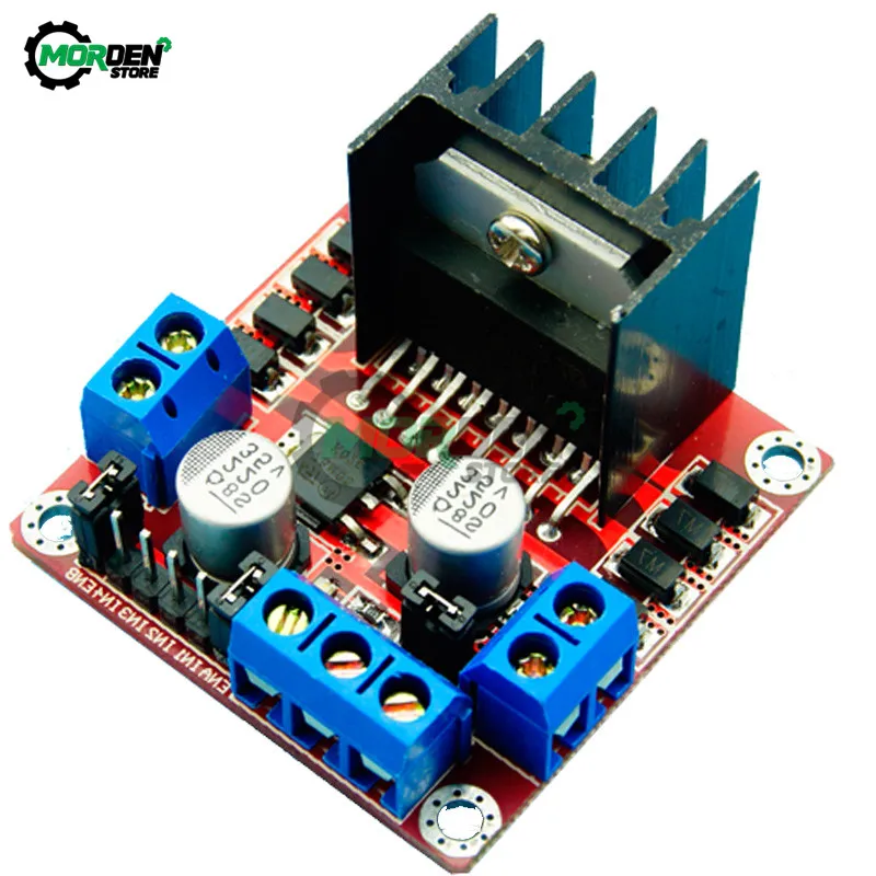 L298N Driver Board Module Stepper Motor Smart Car  Breadboard Peltier High Power DC Motor Driver for arduino Dropship