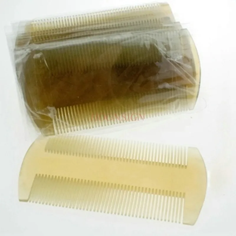 

natural comb dandruff comb Natural Lambskin Comb Tweezers Combs Dense Teeth Double Row Encryption To Dandruff Anti Static Head