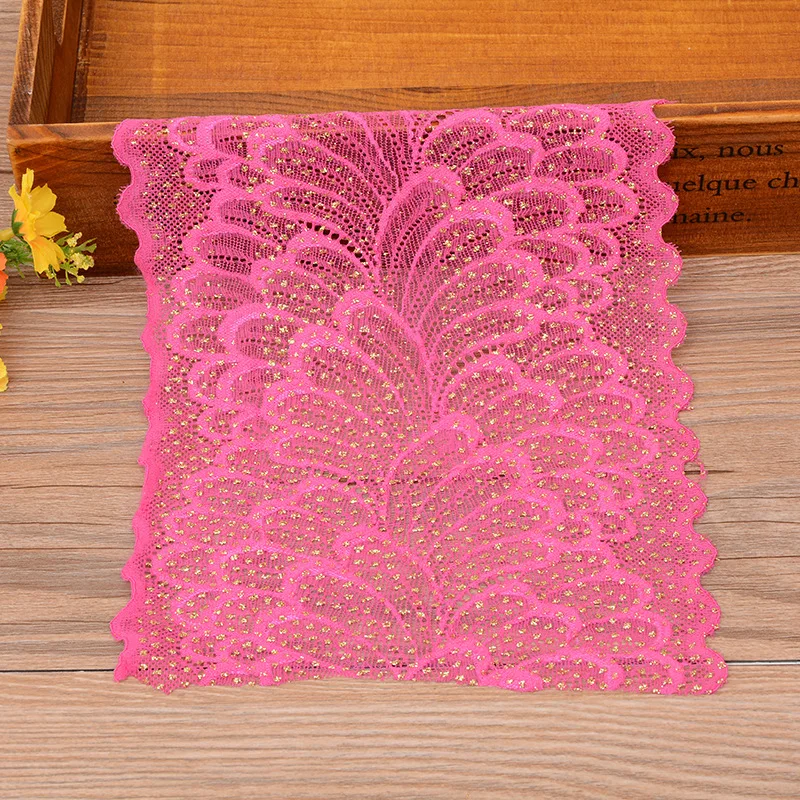 

20 ярдов розово-фиолетово-желтой вышитой сетчатой кружевной тесьмы для рукоделия, белья, свадебных, праздничных и рождественских украшений