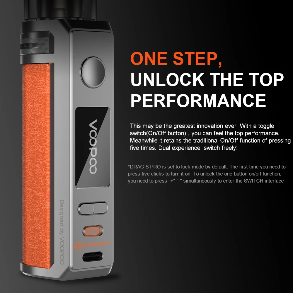 VOOPOO-vaporizador DRAG S Pro, 80W, 5,5 ml, TPP X Pod Tank, cigarrillo electrónico con 3 piezas gratis, TPP DM1 y 3 piezas, bobinas TPP DM2