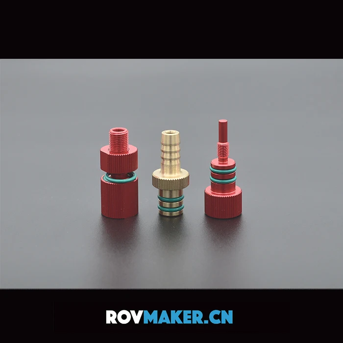 ROVMAKER M8 air tightness test nozzle airtightness test vacuum test air tightness threaded screw