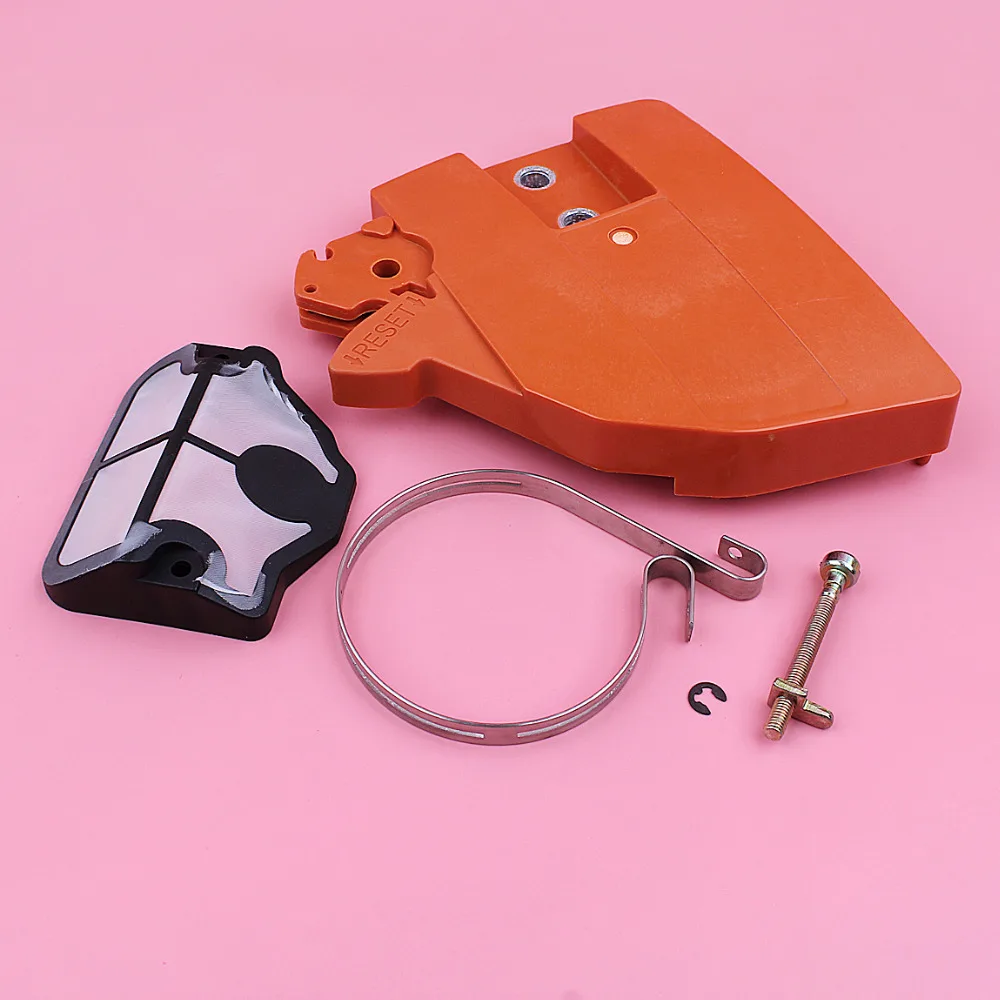 Chain Brake Clutch Cover Band For Husqvarna 136 137 141 142 Air Filter Adjuster Tensioner Chainsaw Spare Replace Part бензопила