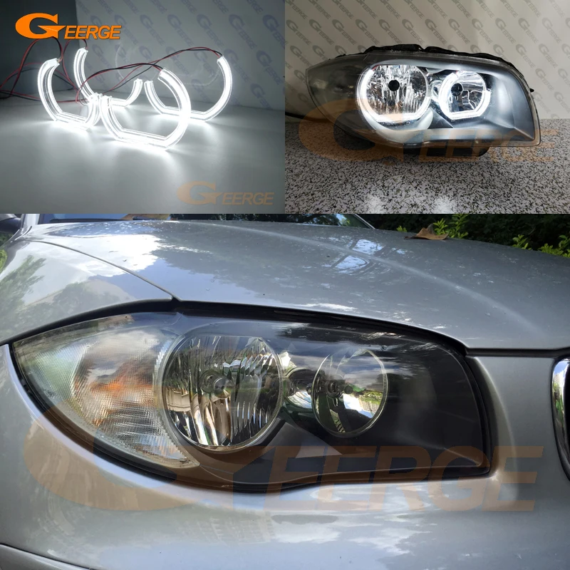 

Для BMW 1 серии E82 E88 E87 E81 Отличное качество Ультра яркий DTM M4 Стиль Led Angel Eyes Kit Halo Rings Дневной свет