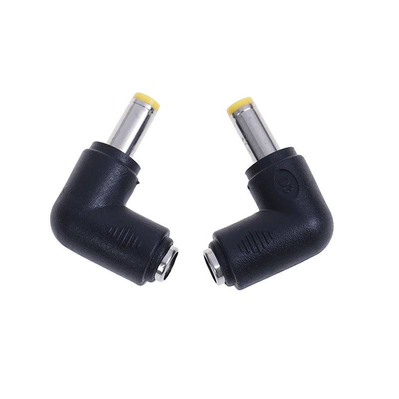 2 chiếc DC 5.5X2.1mm nữ để 5.5X2.5mm nam quyền góc kết nối adapter