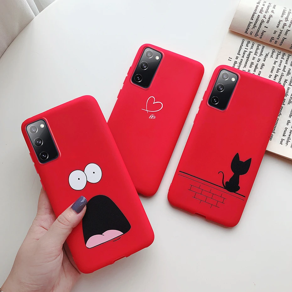 Case on for fundas Samsung Galaxy S20 FE S 20 FE S20FE Fan Edition Case Samsung S20 FE Phone Silicone Cute Soft Back Cover Cases