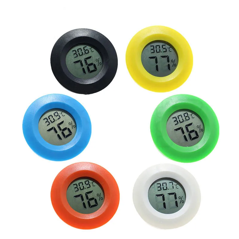 Thermometer Hygrometer Mini LCD Digital Temperature Humidity Meter Detector Thermograph Indoor Room Instrument Dropshipping