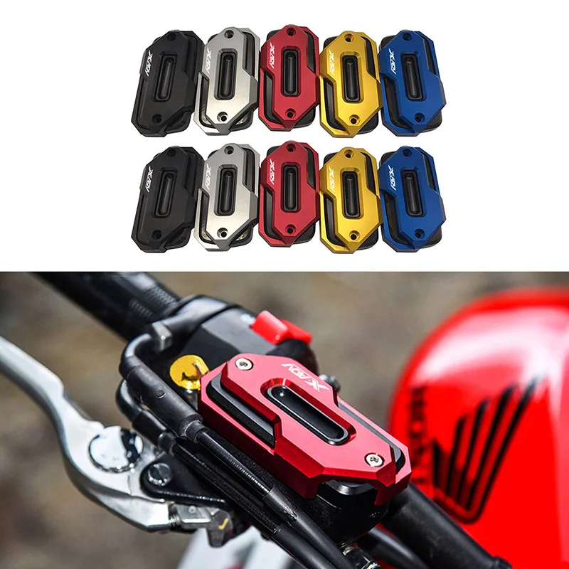 

Motorcycle Brake Fluid Reservoir Cover For Honda X-ADV 750 2017 2018 2019 2020 SEMSPEED CNC Front Oil Tank Cap With Logo