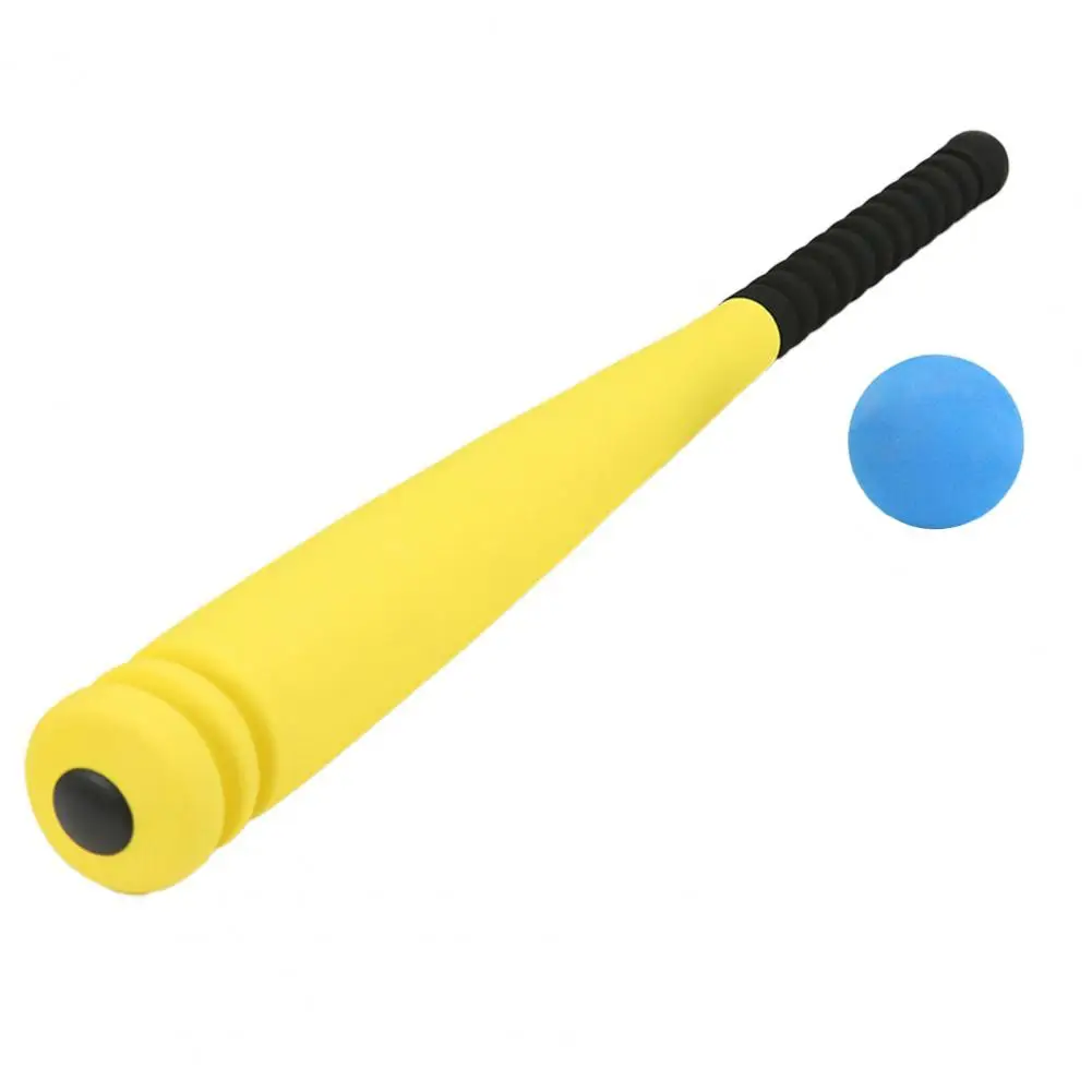 Baseball Bat Bright Color Softball Stick EVA Practical  Fine Softball Bat with Ball