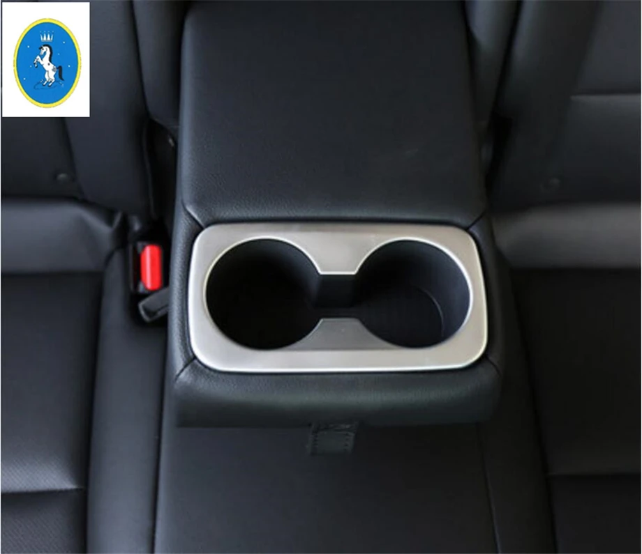 

Yimaautotrims Auto Accessory Rear Seat Water Cup Holder Frame Cover Trim 1 Piece For KIA Sportage 2016 2017 2018 2019 2020 ABS