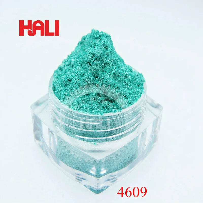 Sell pearl pigment green mica powder pearlescent pigment powder item:4609 color:sparkle green 1 lot=20gram