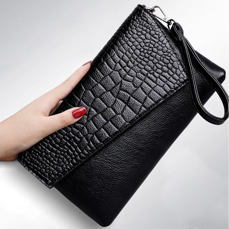 Frauen Flap Messenger Taschen Krokodil muster Design Schulter Taschen PU Leder Dame Mode Handtaschen Vintage Umhängetasche – Detail 10