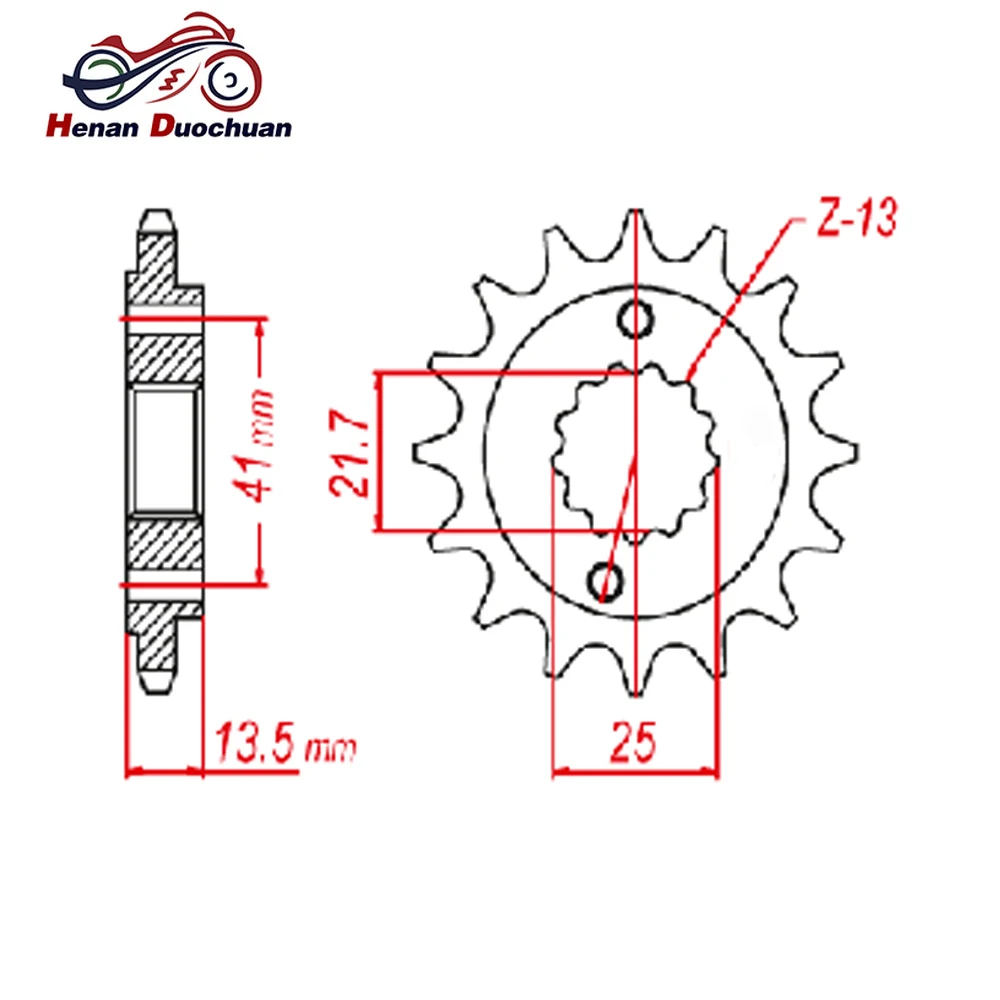 525 16T 16 tooth Front Sprocket Gear For Honda VT600 CD Shadow Deluxe VT 600 NT650 NT650K Hawk NTV650 BROS NTV NT 650 GT