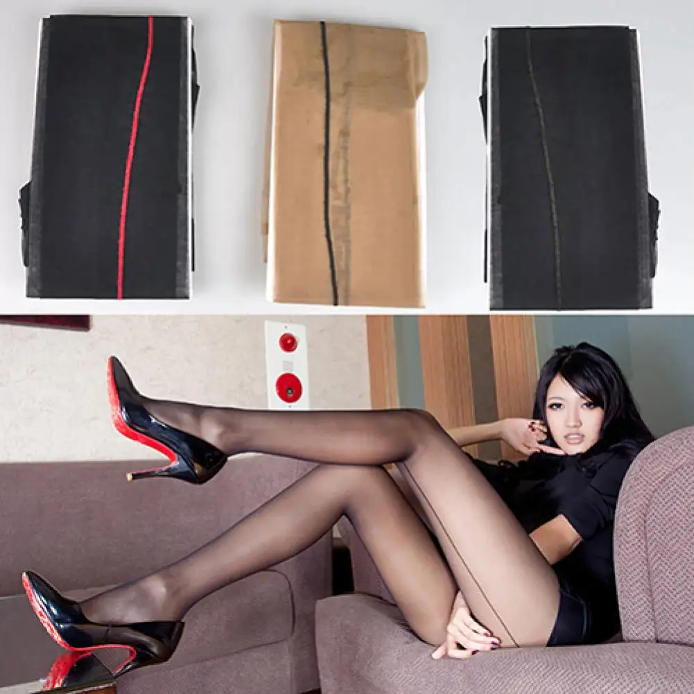 Sexy Women's Ultra Sheer Transparent Line Back Seam Tights Stockings Pantyhose