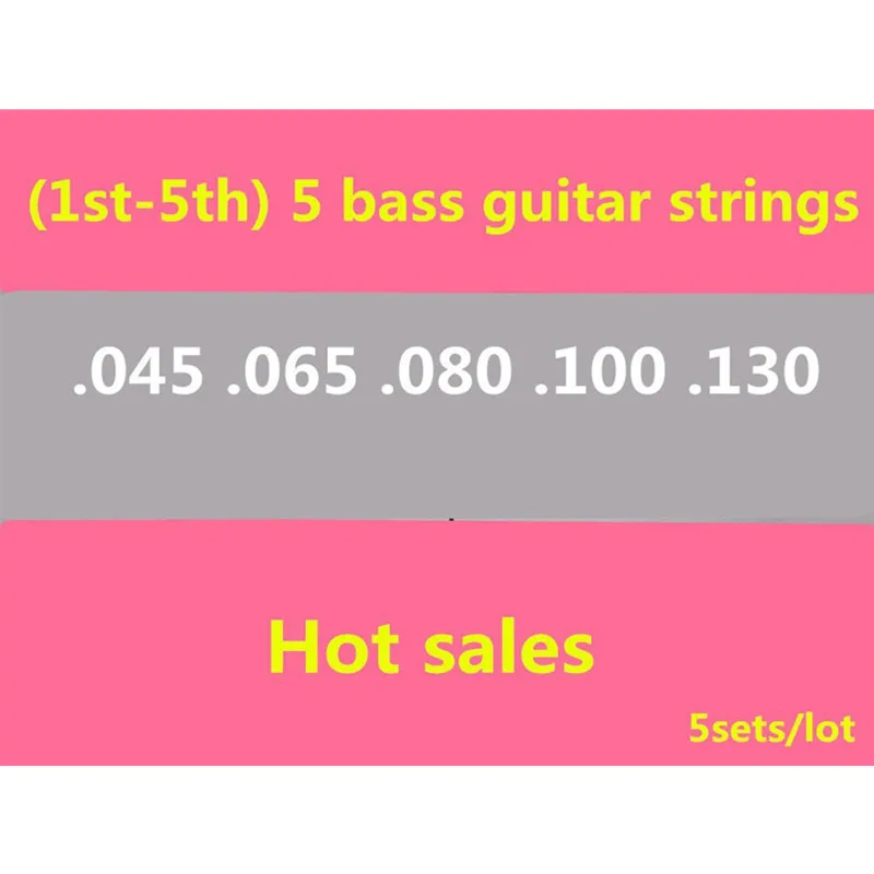 

1st-5Th(.045-130) Electric Bass Guitar Strings musical Instruments Accessories
